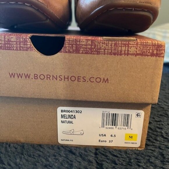BORN Women's Melinda Penny Loafer, Natural, Women's size 6.5, New in Box - Picture 2 of 6